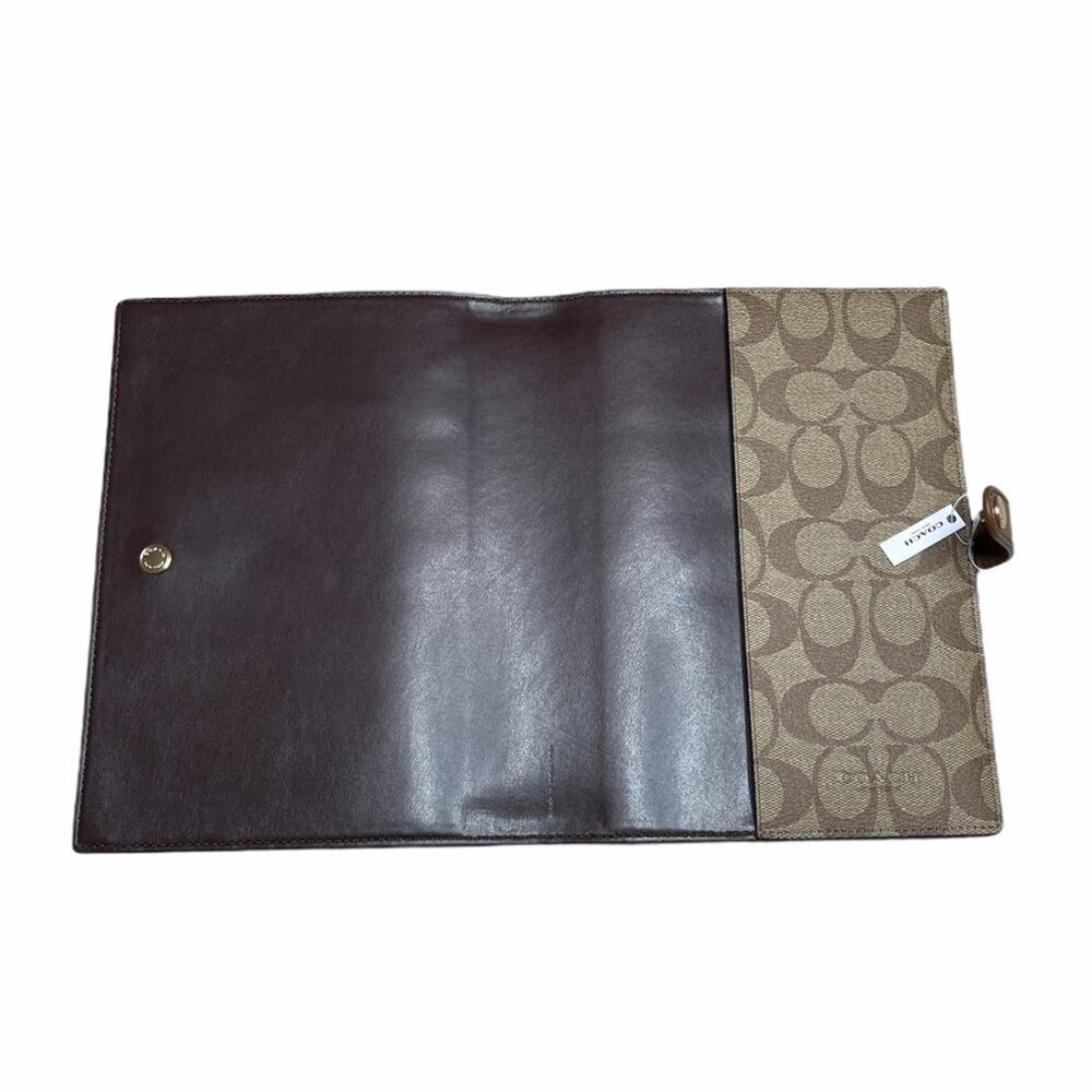 Coach Notebook in Signature Canvas  Lined Pages - Picture 7 of 7